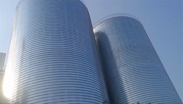 乌兰浩特2座混凝土高架卷板仓